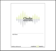 Clocks piano sheet music cover Thumbnail